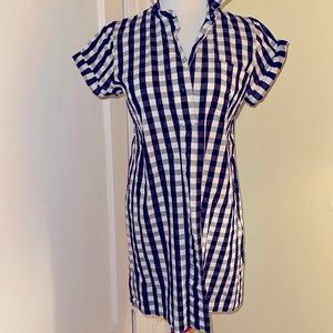J Crew black and white dress size small